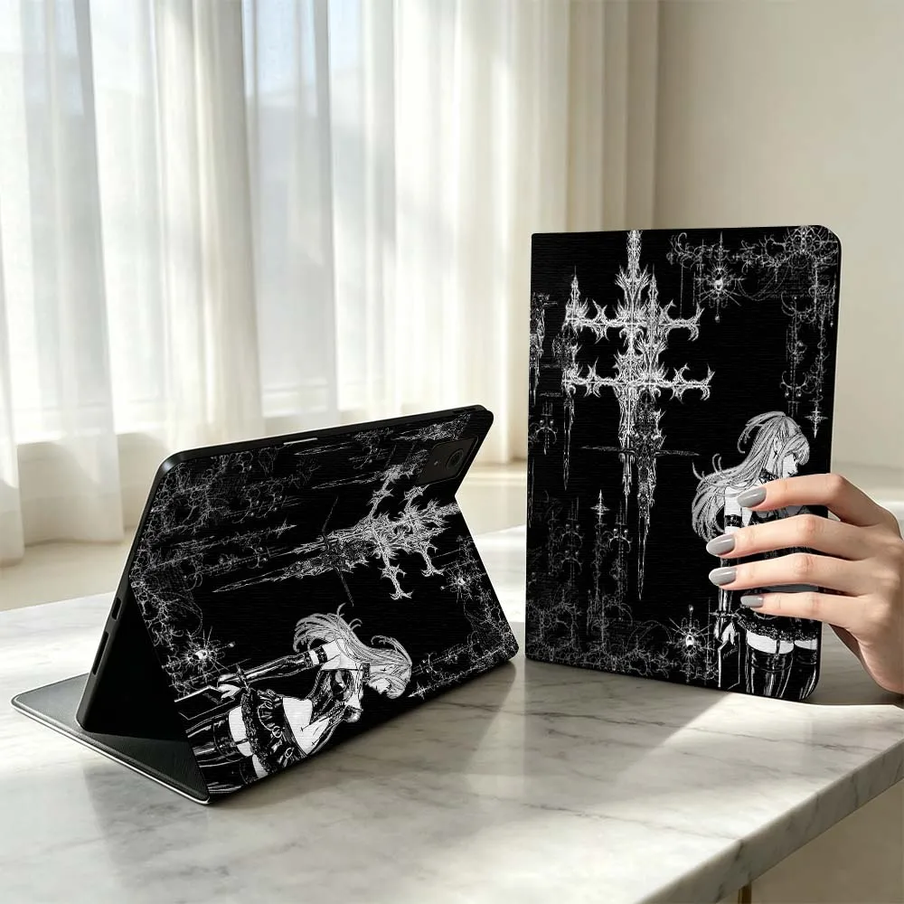 Gothic Anime Girl For Lenovo Xiaoxin Pad Pro Tab P12 P11 11 11.2 11.5 10.6 inch K10 M10 Plus Tablet Case Soft