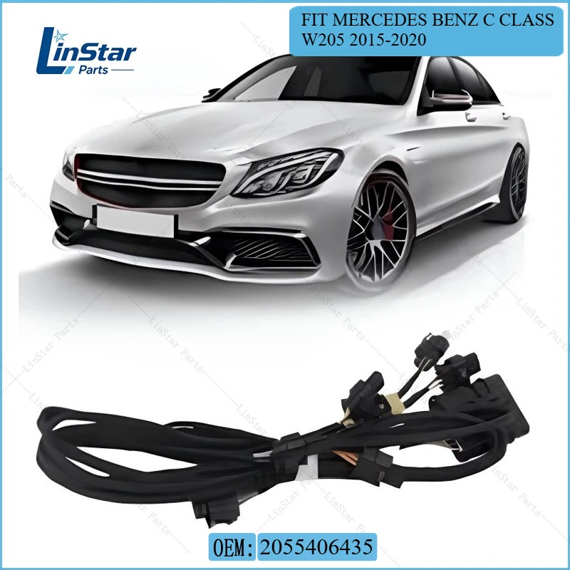 Front Bumper Parking Sensor Wiring Harness 2055406435 A2055406435 For Mercedes Benz C Class W205 C200 C300 2015-2020