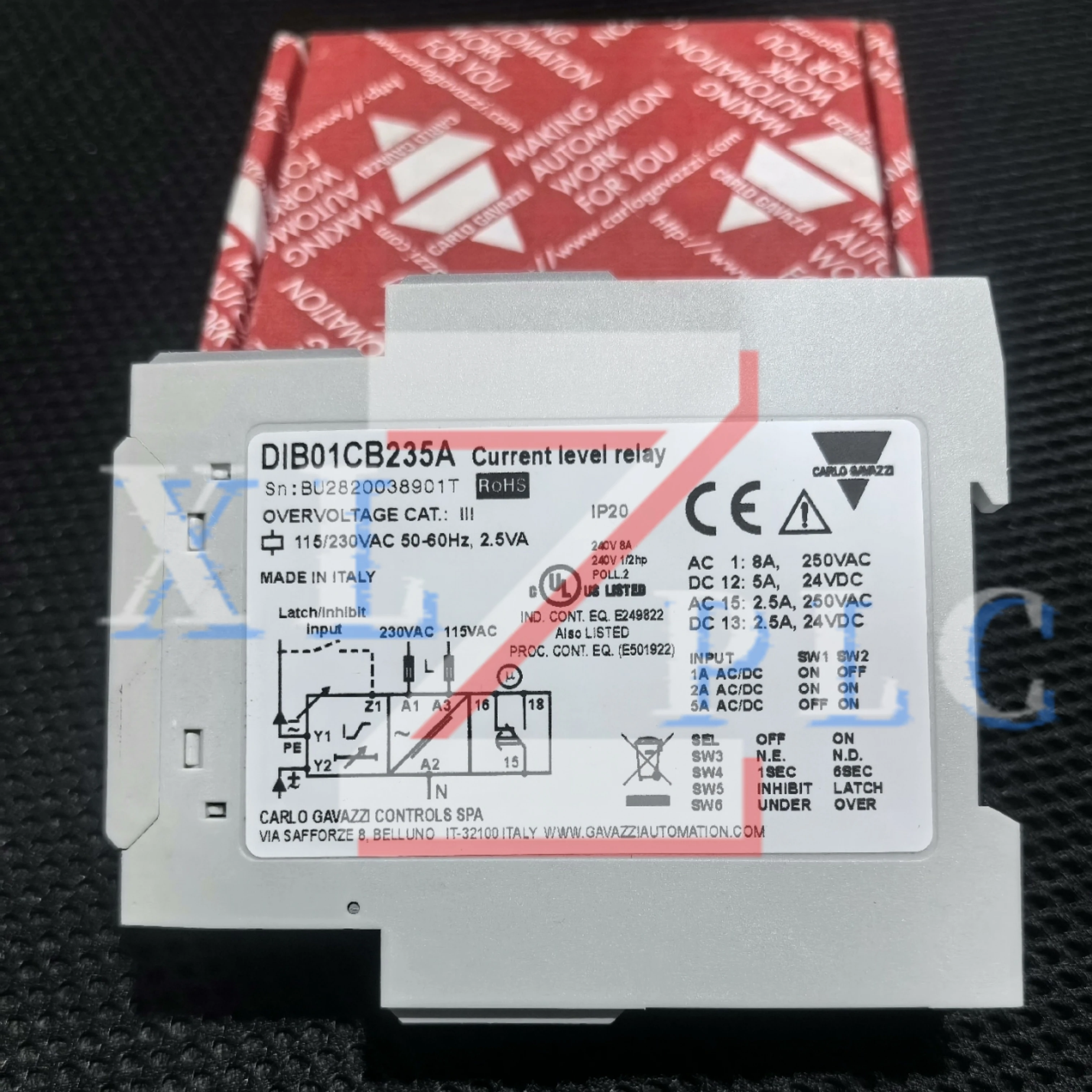 

current relay new in stock DIB01CB235A DIB01CD4810A DIB01CD485A DUB01CB23500V DUB01CD48500V DUC01DD48500V