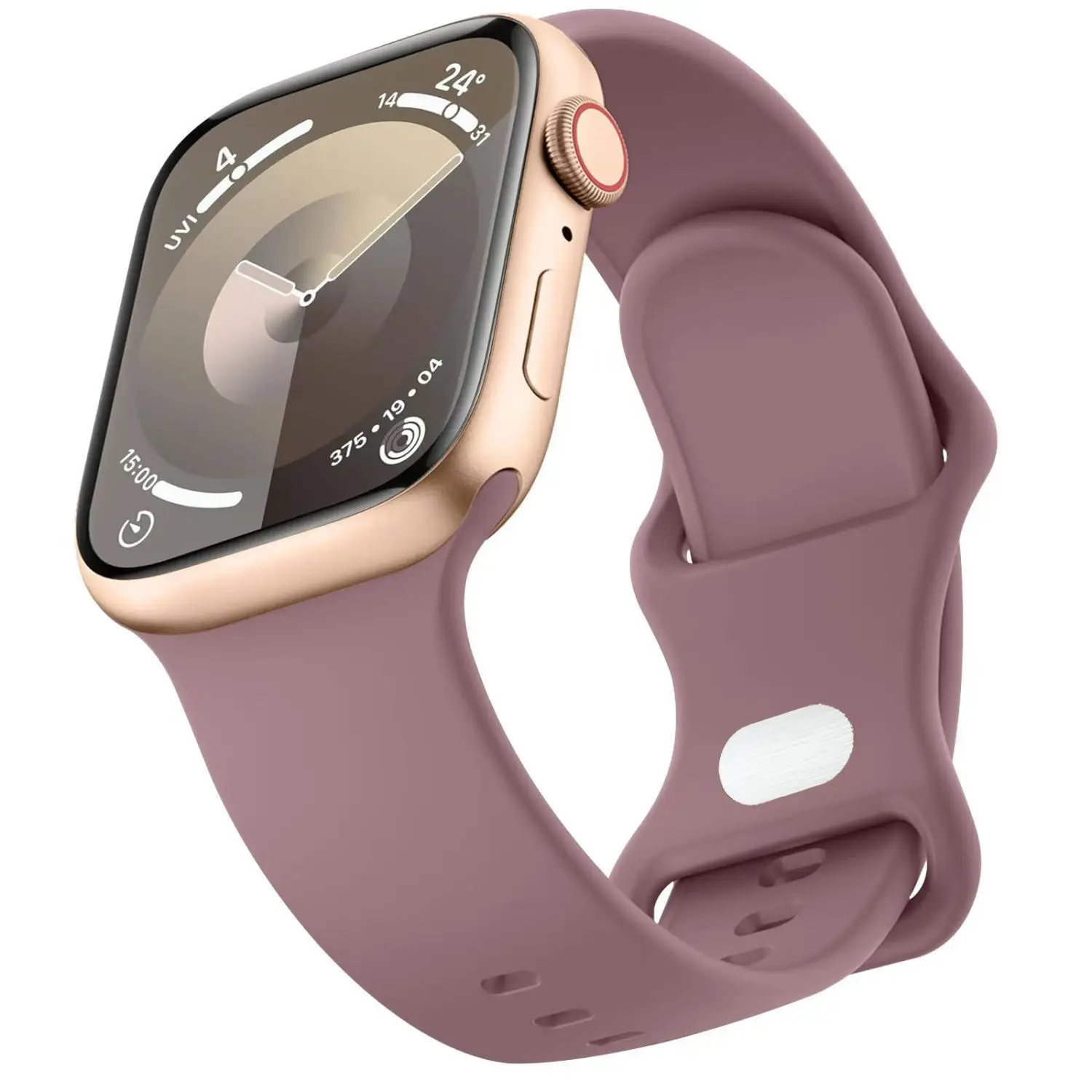 Silicone Strap For Apple Watch Band 44mm 40mm 45mm 41mm 42-46mm sport wrist bracelet iwatch serie 10 8 7 se 4 5 6 9 ultra 2 49mm