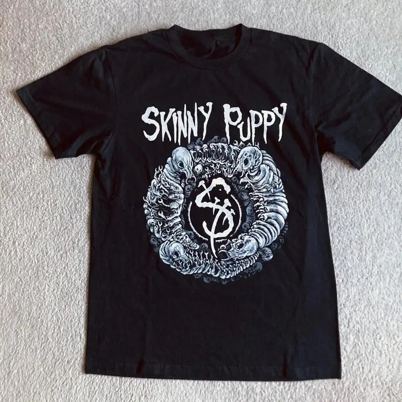 

Футболка Skinny Puppy Tour 2023, металлическая группа Twoside NI1403