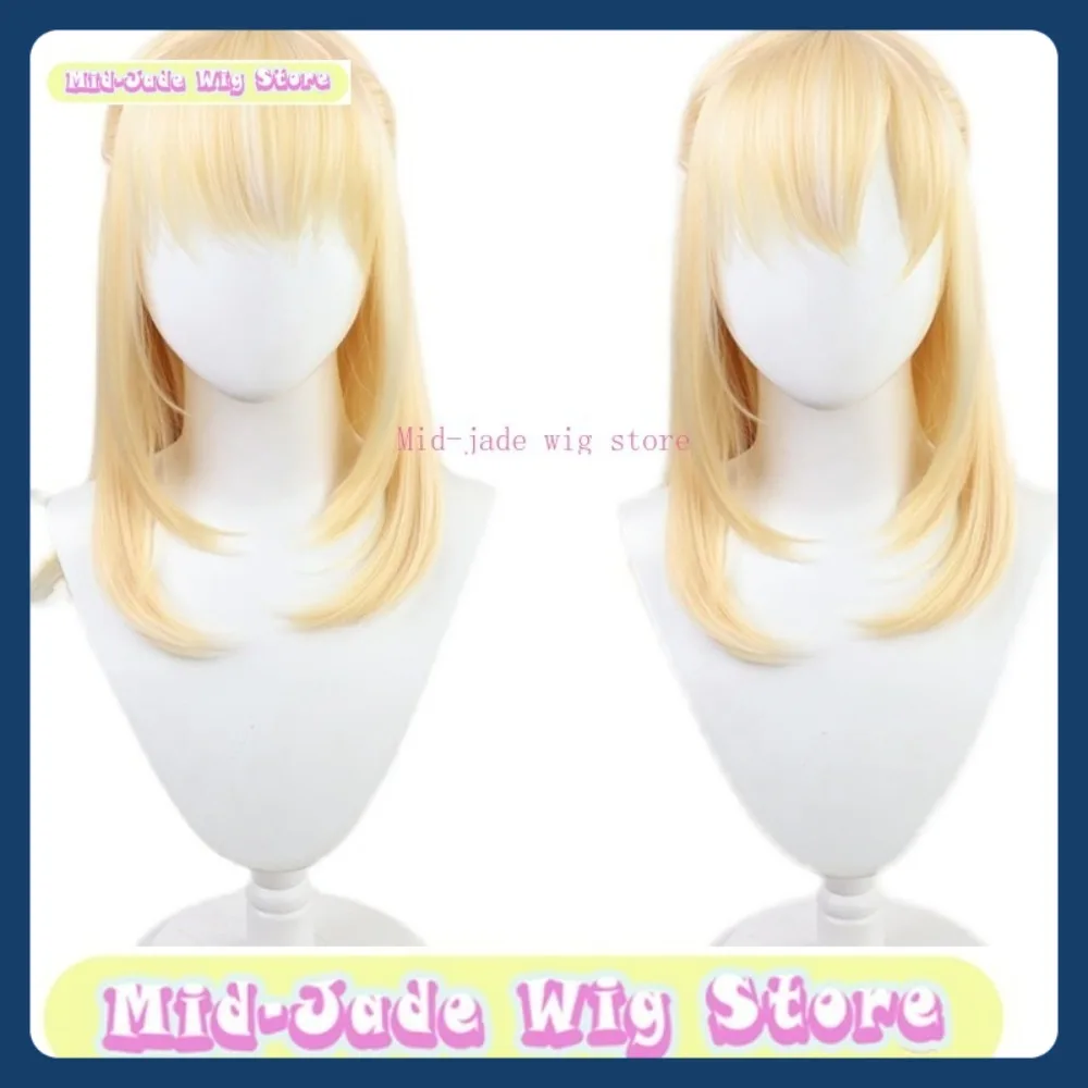 

Mid-jade Wig Store Hololive Shiranui Flare Cosplay Wig Anime Game Role-playing Halloween Party Synthetic Wig