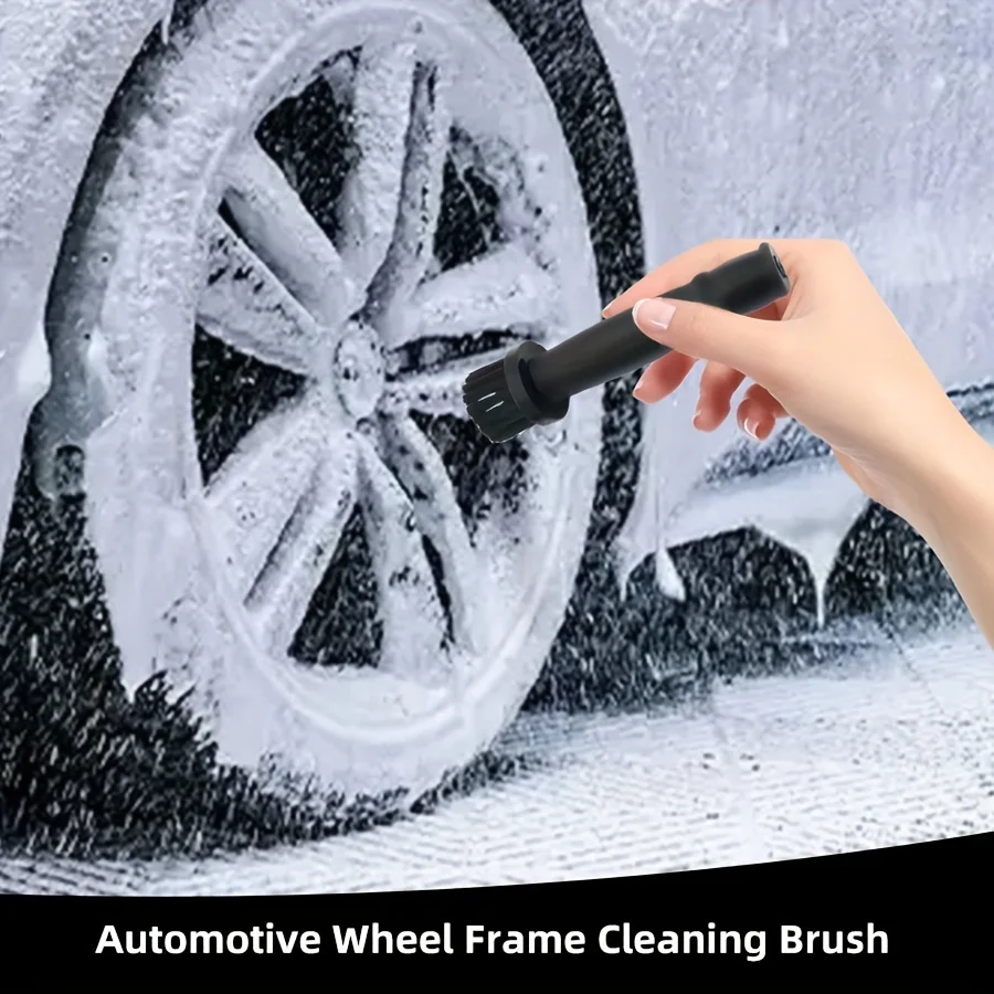 Car Wheel Detailing Brush Set - Perfect for Cleaning Tires, Wheels, and Rims - Get a Spotless Finish Every Time!