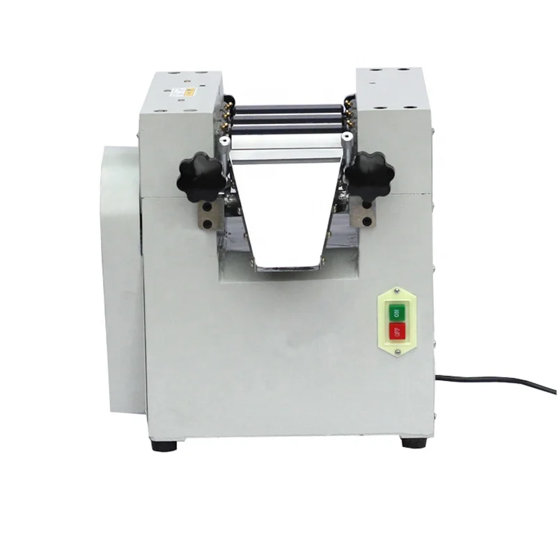Stainless steel ceramic three-roll grinding machine Small frequency conversion speed regulation three-roll machine