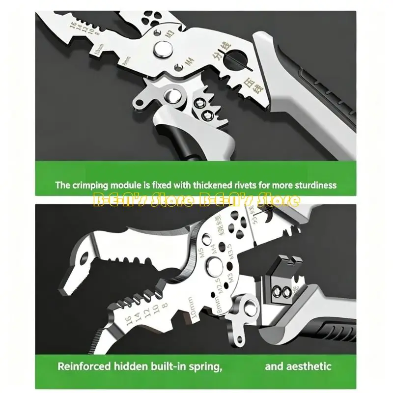Y1AD Multifunction Wire Stripper Electricians Cable Wire Pliers Cutting Scissors