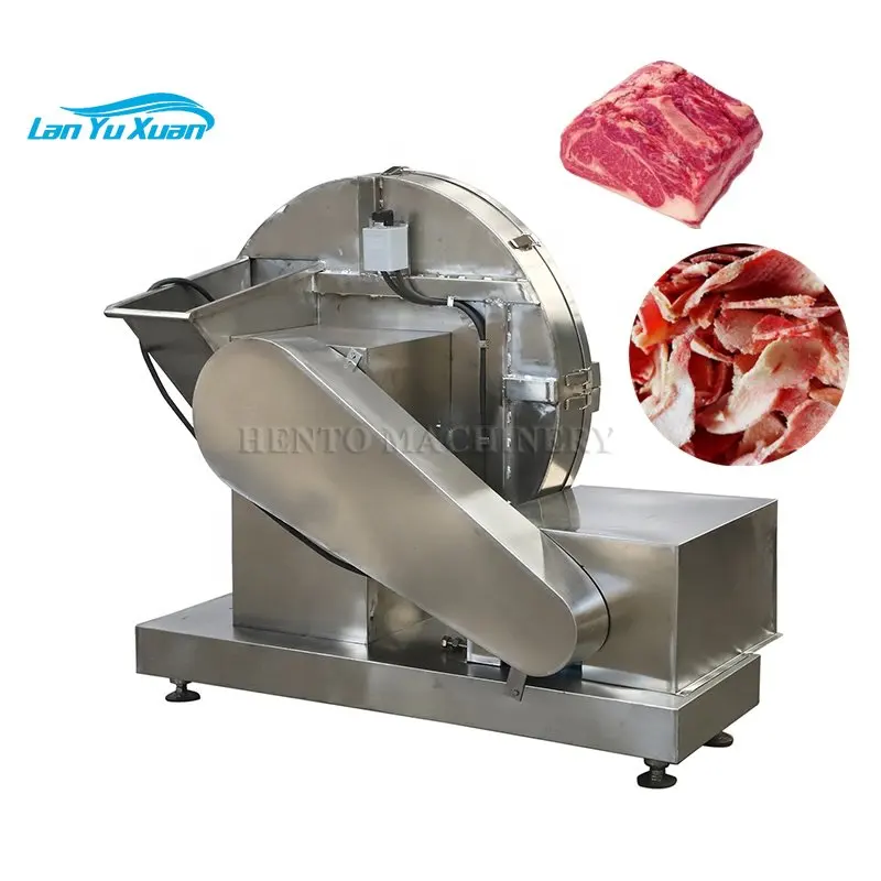 China Manufacturer Frozen Meat Block Cutting Flakers Machine / Frozen Meat Flaker Machine / Meat Slice Cutting Machine