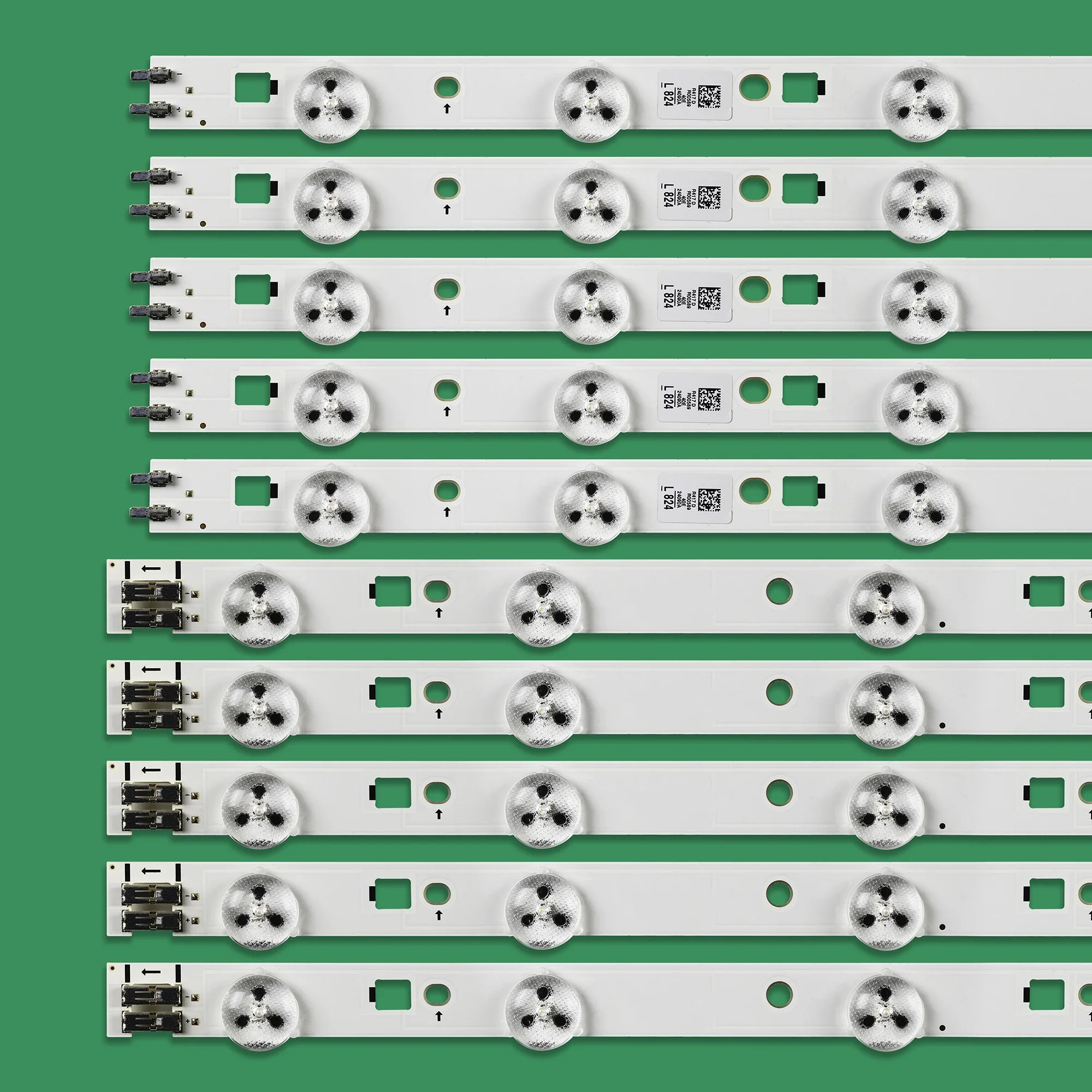 Tira CONDUZIDA para UA40EH5080R UE40EH5000W 40-3535LED-60EA-L/R D1GE-400SCA-R3 D1GE-400SCB-R3 2012SVS40 3228 LEFT06/RIGHT06 UA40EH5000