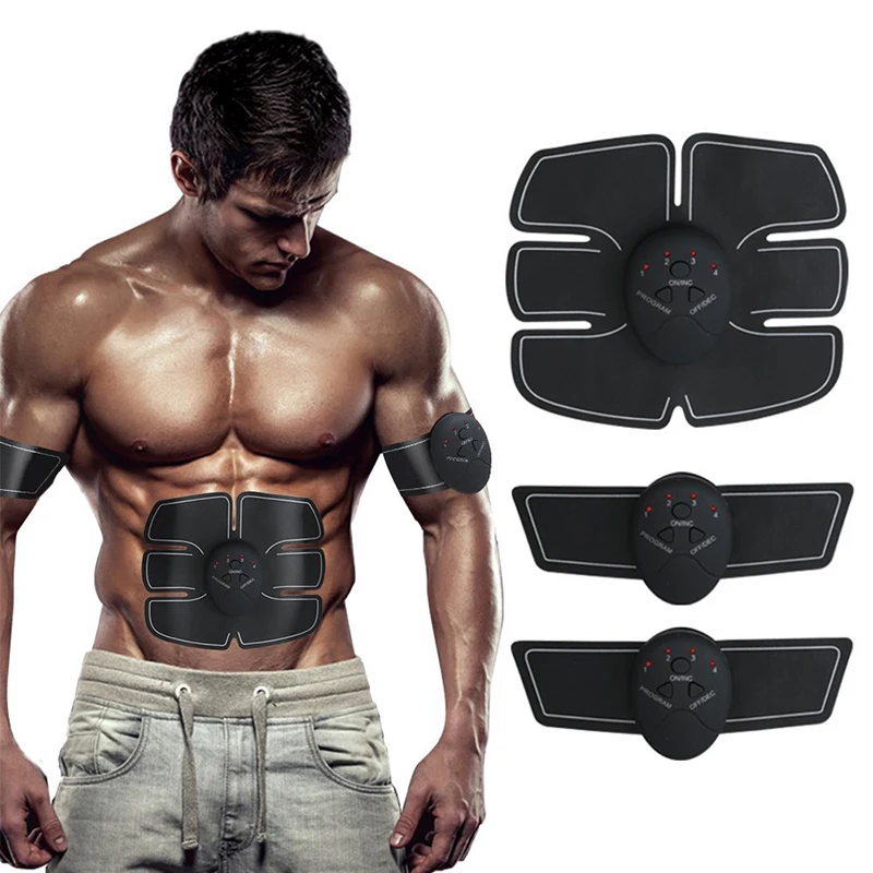 EMS Muscle Stimulator Abdominal Muscle Massager Hip Training Fitness Buttocks Arm Abdomen Trainer Apparatus Slimming Fat Burning
