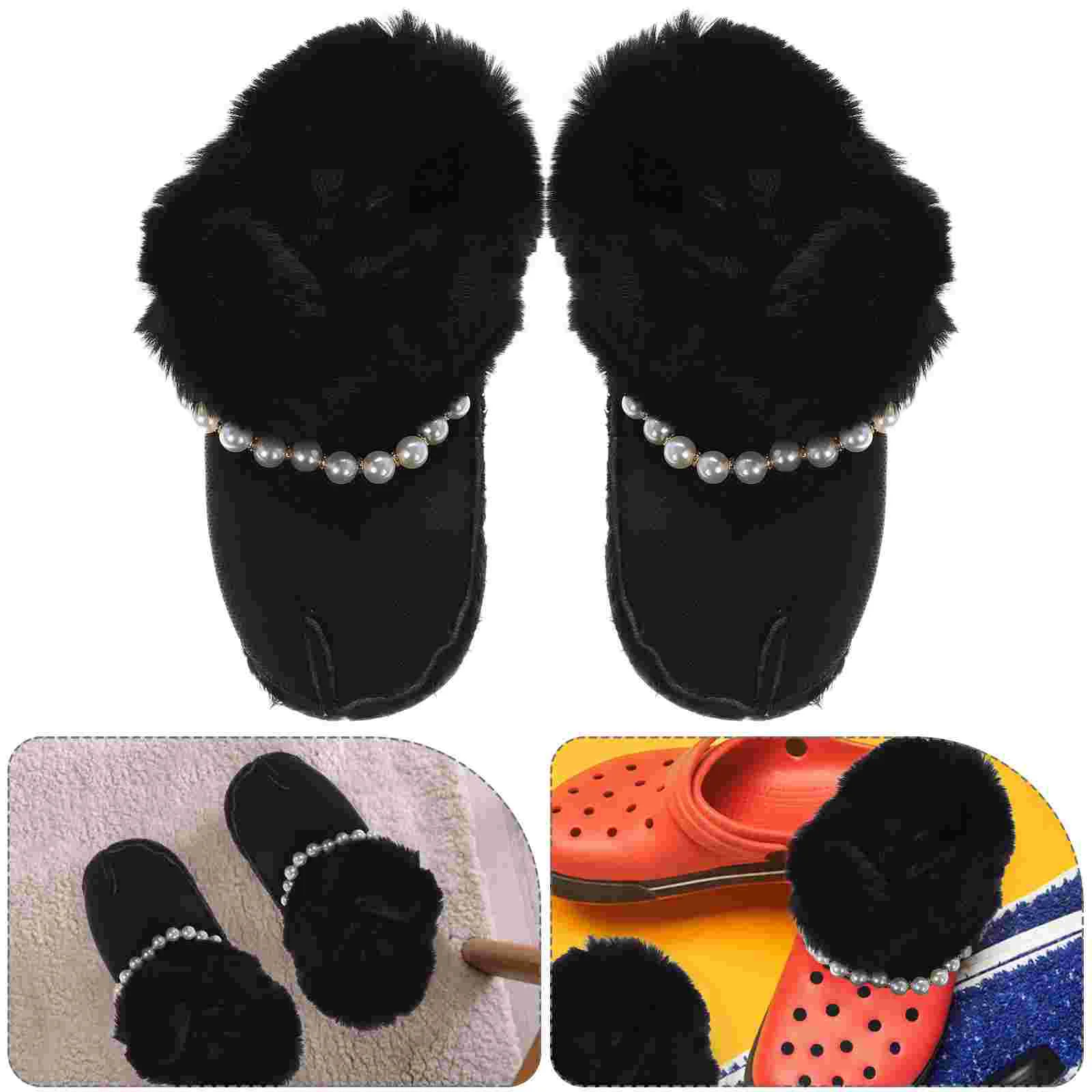 

Warm Cozy Plush Lining Shoe Inserts for Clogs Winter Warm Hole Shoe Insert Shoe Fluffy Shoe Insert Insoles Replacement