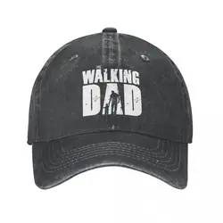 The Walking Dad TWD Fathers Day Baseball Cap Vintage Distressed Cotton Gift Best Dad Daddy Snapback Hat Unisex Outdoor Hats Cap