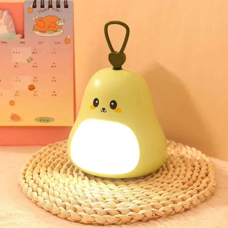 Cartoon Creative Cute Pet Handheld Night Light USB Charging Bedhead Atmosphere Light Mini Portable Bedhead LED Light