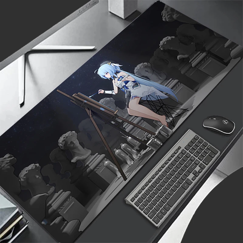 Mousepad Computer H-honkai Impact 3 Gaming Accessories Cartoon Keyboard Pad Office PC Rubber Mouse Pad Decoracion Desk Mouse Mat