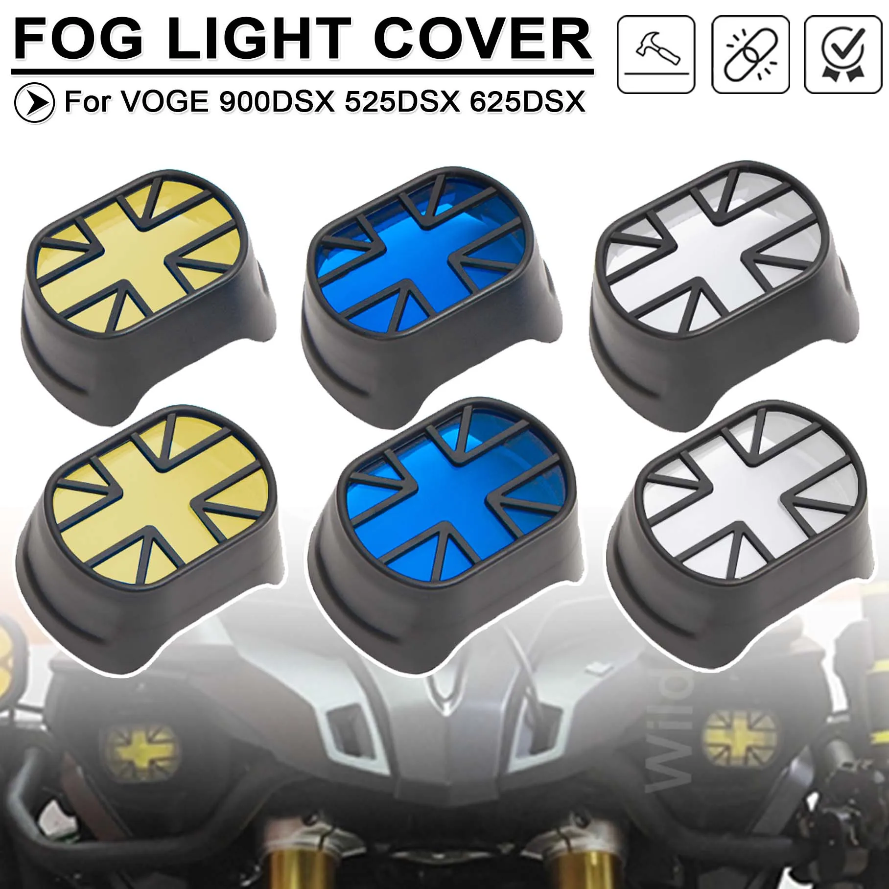 Motorrad Nebelscheinwerfer Schutzgitter für VOGE DSX 900 625 525 DS625X DS900X DS525X DS 900X 625X Nebelleuchten-Schutzabdeckung