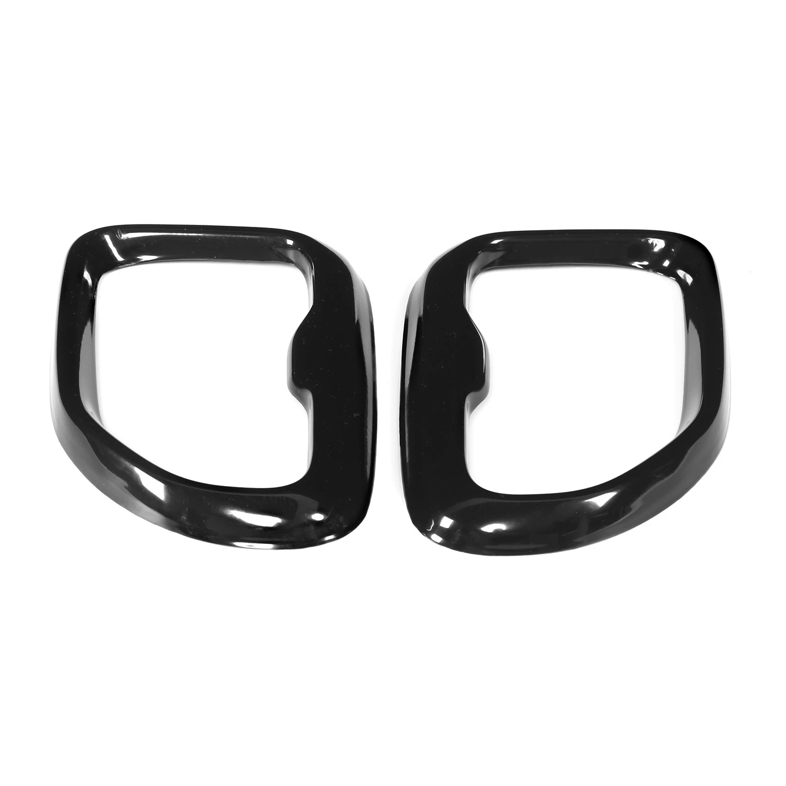 2 peças tampa do tubo de escape traseiro (aço inoxidável, preto brilhante, adequado para x3 m40i 2018-2021)-peça externa automática durável