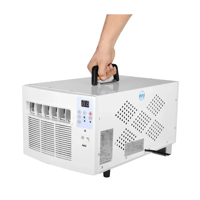 220V Mobile Small Air Conditioner 7m²Space Drainage-free Remote Control Power Saving Mini Cooling Heating Air Refrigerator 400W