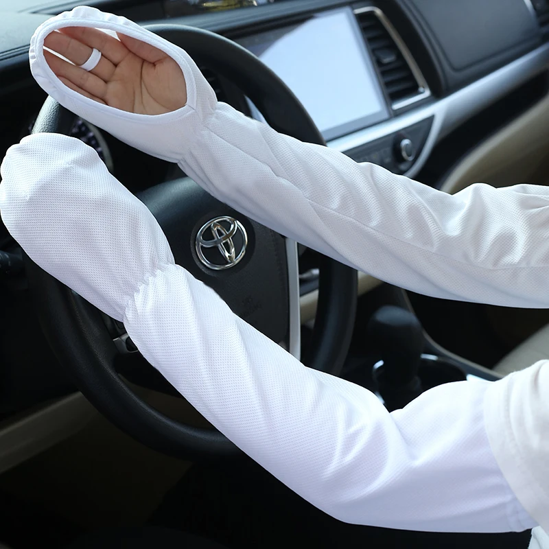 

Anti sunburn sleeve Cycling sleeve arm cuff unisex loose thin and breathable the back of the hand Sun Protection Gloves
