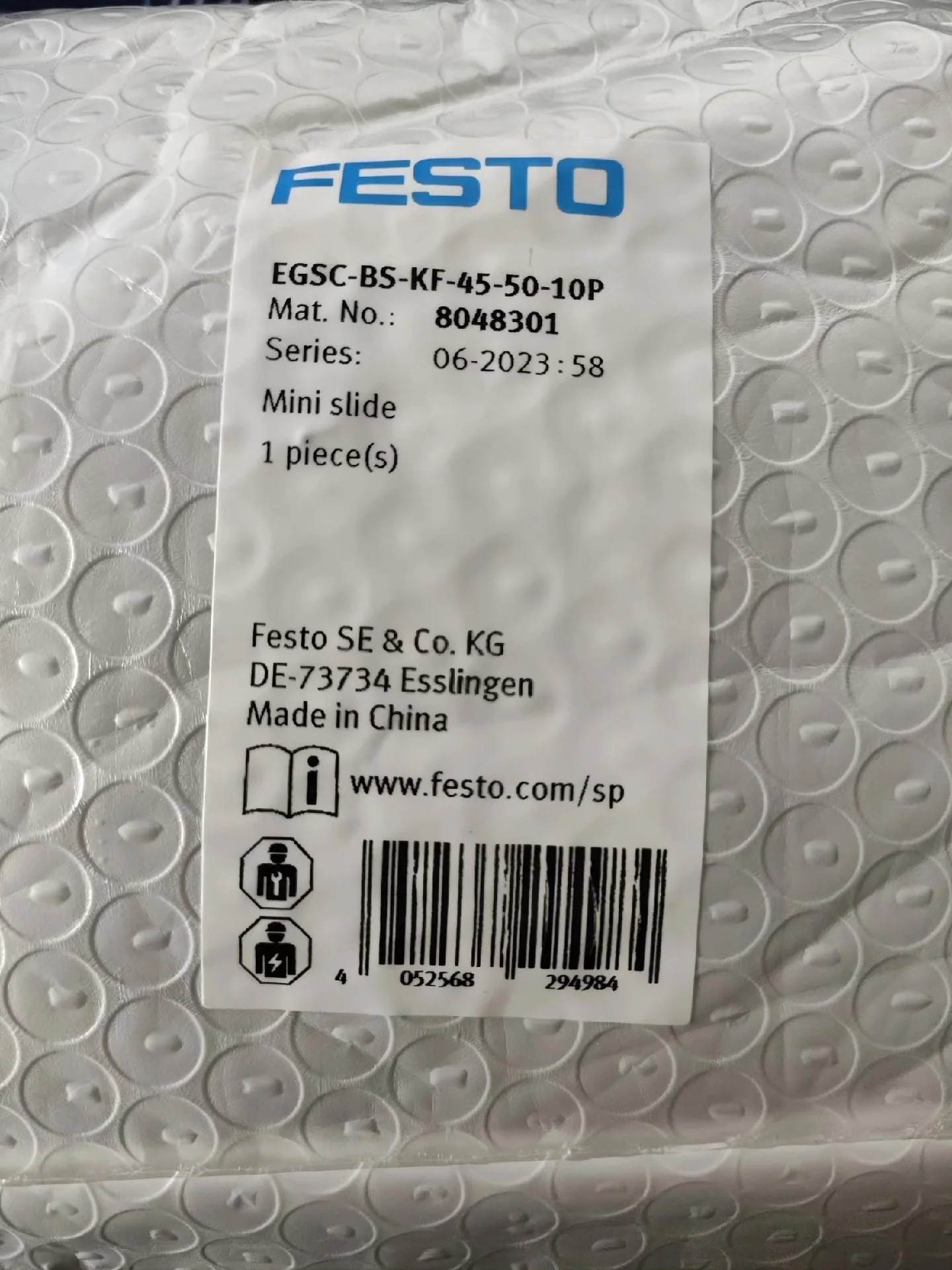 Festo EGSC - BS - KF - 45-50-10 P 804830