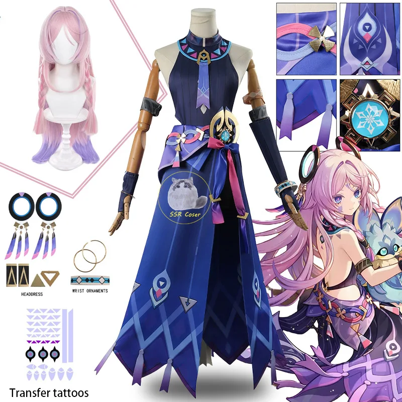 

Game Citlali Cosplay Costume Genshin Impact Cosplay Citlali Uniform Outfits Citlali Wig Chanel Halloween Cos Comic Con for Women