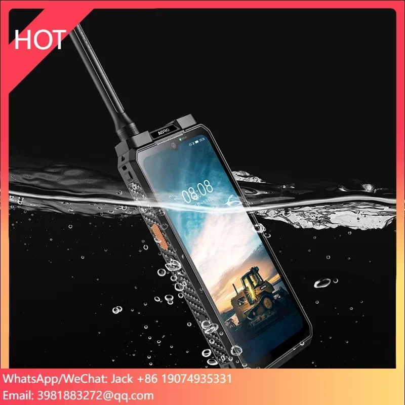 

AORO M8 9600mAh Removable Battery Long Range IP69K Rugged Android 5G LTE Phone Two-Way Radio POC PTT DMR Zello Walkie Talkie