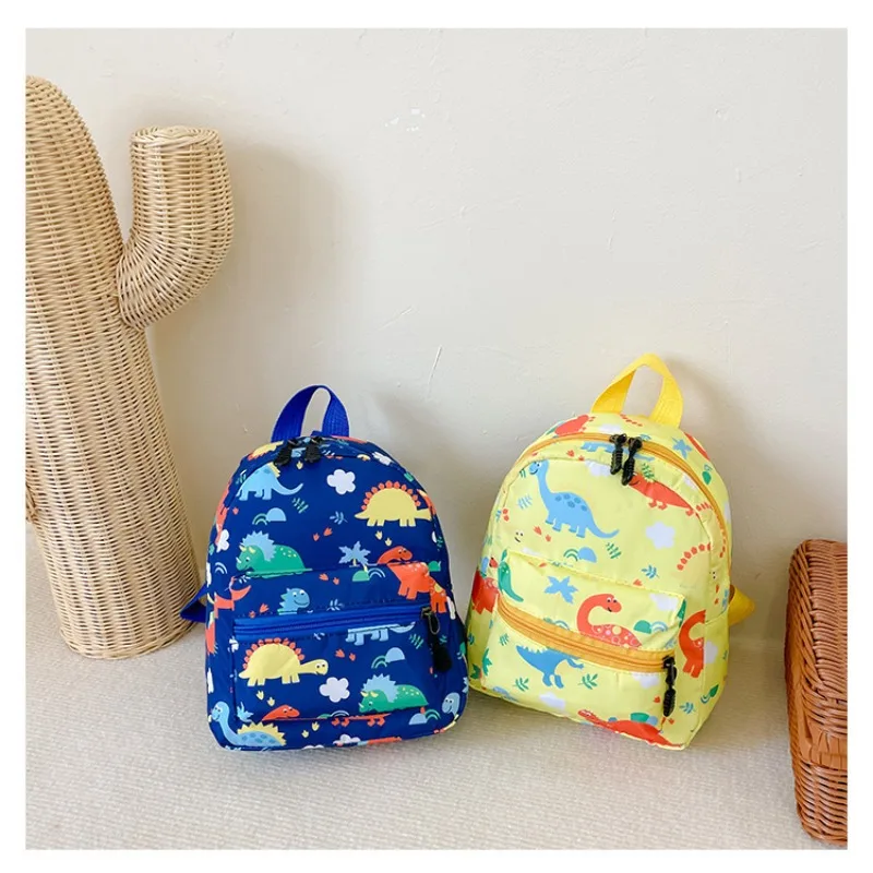 Cute Children\'s Cartoon Dinosaur Backpacks for Teenager Kindergarten Schoolbag Waterproof Kids Book Bags Boys Girls Animal Bag