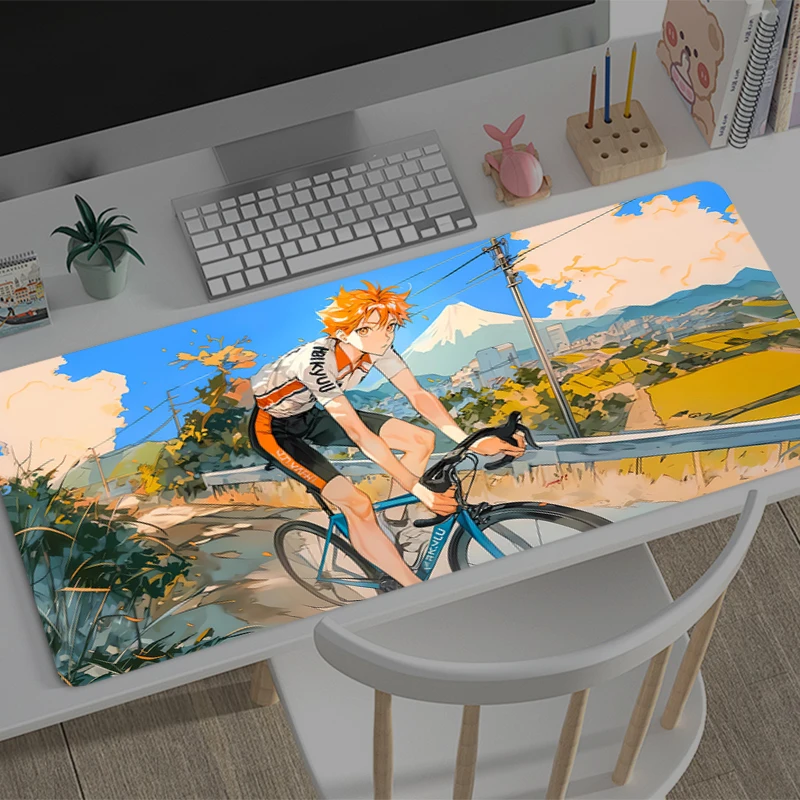 

Gaming Mouse Pad Haikyuu Gamer Computer Accessories Keyboard Table Mat Non-Slip Mousepad Company Desk mat PC big Anime Mousepad