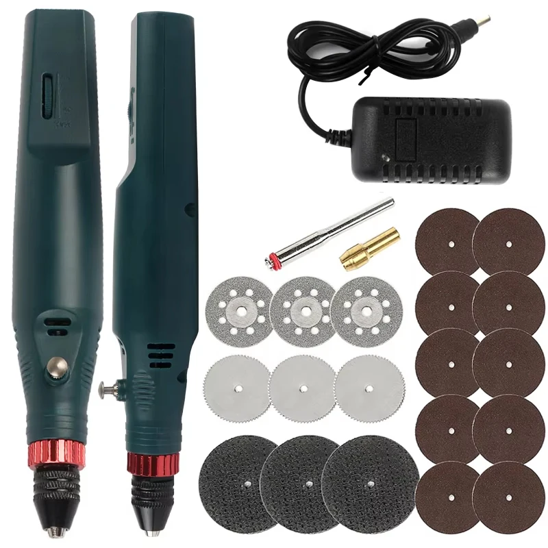 

12V Stepless Speed Mini Electric Drill Hand-held Power Tools Jade Polishing Engraving Tools Dremel Rotary Tool Accessoraies