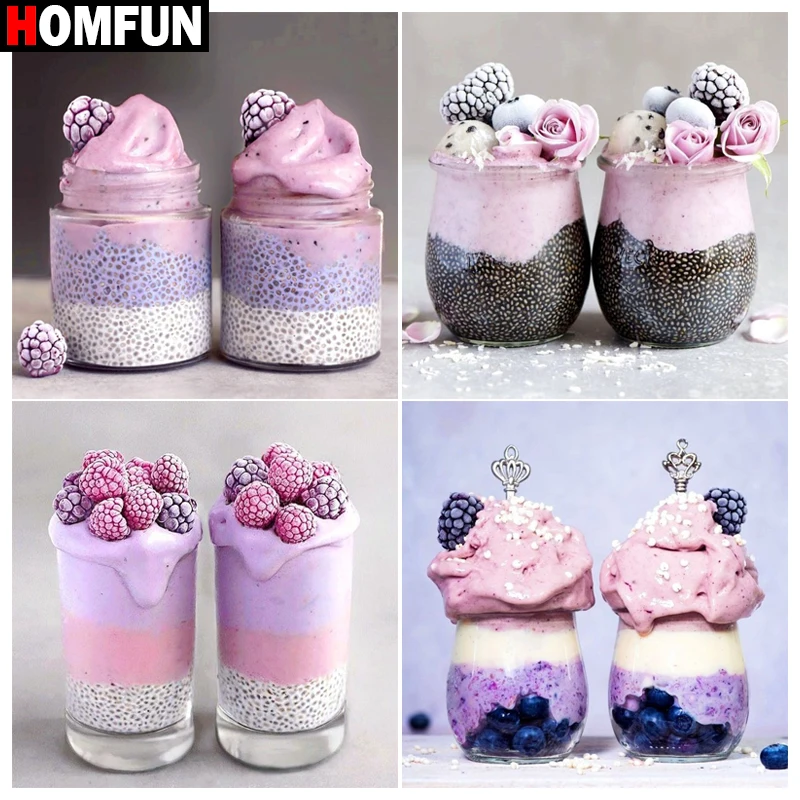 Homfun pintura com diamante bordado