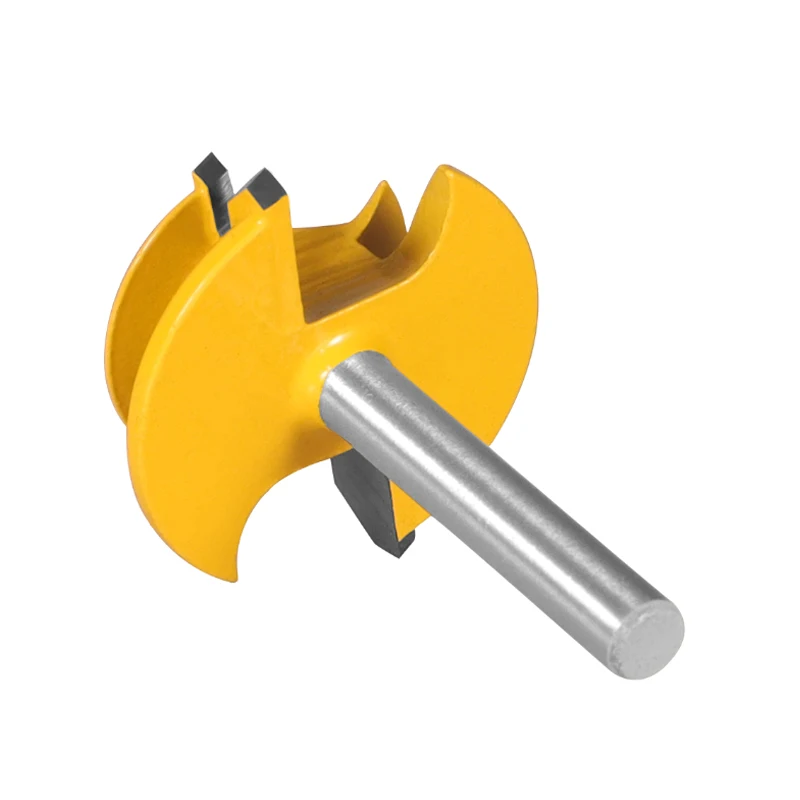 Woodworking Milling Cutter for Wood Tools End Mill 45° Degree Lock Miter Router Bit 6MM 6.35MM 8MM 12MM 12.7MM