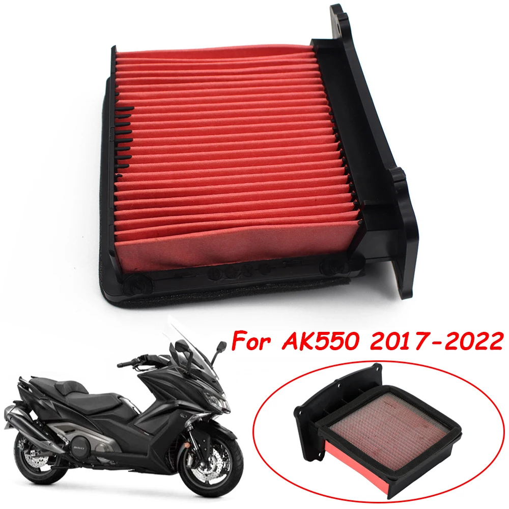 Motorcycle Engine Air Intake Filter Cleaner Air Filter Element For Kymco AK550 AK 550 IE 2017-2022 CK600T-10