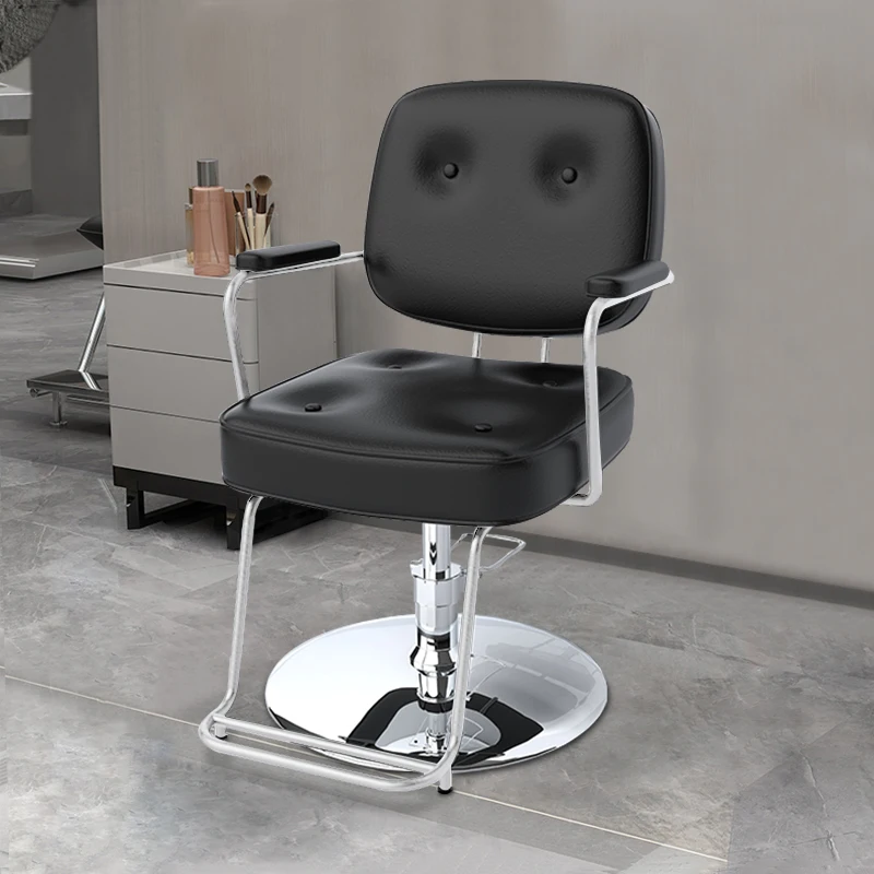 Simple Barber Chair Free Shipping Professional Promotion Cosmetic Salon Beauty Braiding Hair Stations Furniture Silla Giratoria