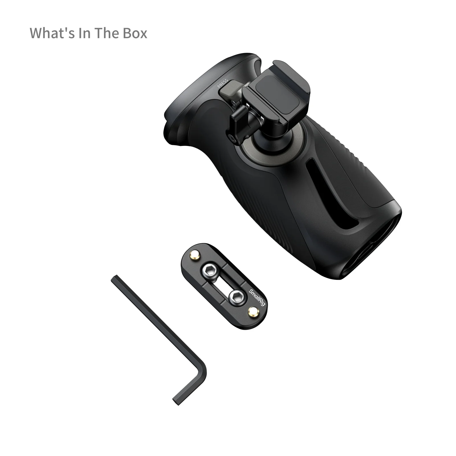 SmallRig roterende NATO-zijhandgreep met NAVO-klem, 360° °   Aanpassingshandgreep voor DSLR-camera/monitorkooiset Montageplaten 5160