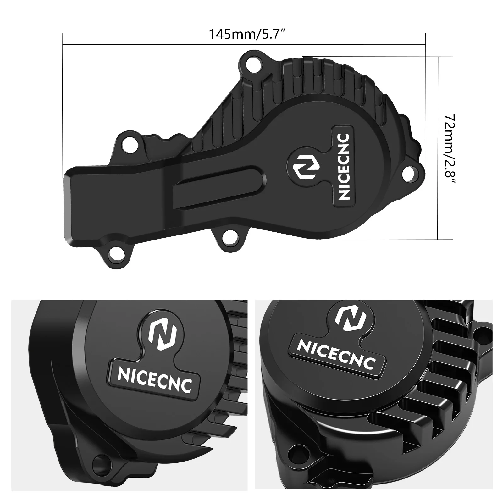 Für KTM 690 SMC R 2012-2025 690 Enduro R Wasserpumpenabdeckung für KTM 690 Duke R 2025 2024 2023 GasGas ES/SM700 Husqvarna 701 Enduro – Detail 2