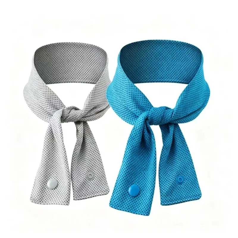 Cooling Ice Towel Natural Cool Sweat Wiping Neck Scarf Outdoor Sports Cold Headband Ice Cooling Belt