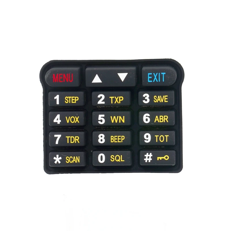 Teclado numérico para walkie-talkie Baofeng, piezas de reparación de Radio bidireccional, 5 piezas, UV9R