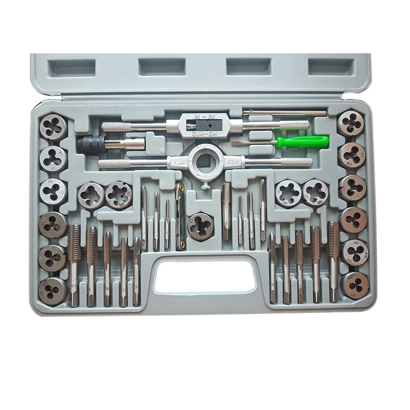 40pcs-meteric-npt-thread-tap-and-round-screw-die-wrench-set-hand-tools-kit