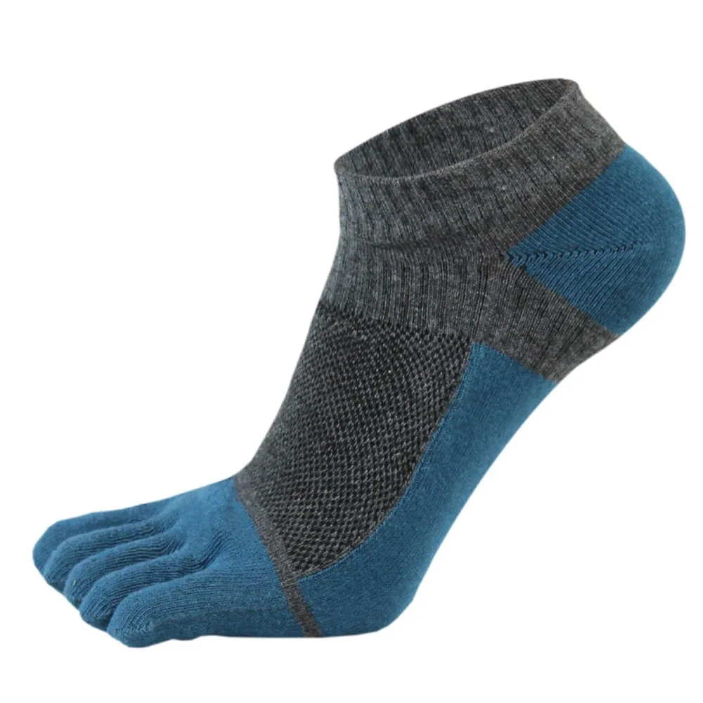 High-quality Mesh Pure Cotton Shaping Socks Sports Breathable No Show Ankle Socks Ankle Socks Men's Socks Five Finger Socks