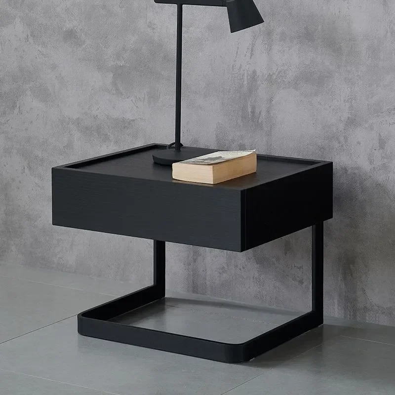 Nordic Night Table Bedroom Modern Storage Space Saving Nightstands Living Room Aesthetic Mesitas De Noche Furniture Decoration image 3