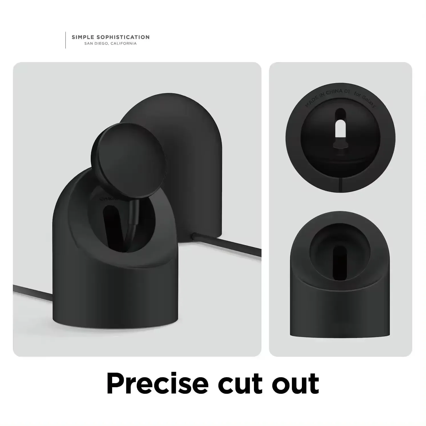 Silicone Charging Bracket For Samsung Galaxy Watch Ultra 47mm Charger Stand Convenient Galaxy Watch 8 Ultra Charger Storage Seat