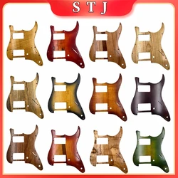 1PCS Electric Guitar HH Solid wood Pickguard Scratch Plate made for 11 Holes American Standard FD ST Style Guitar Accessories