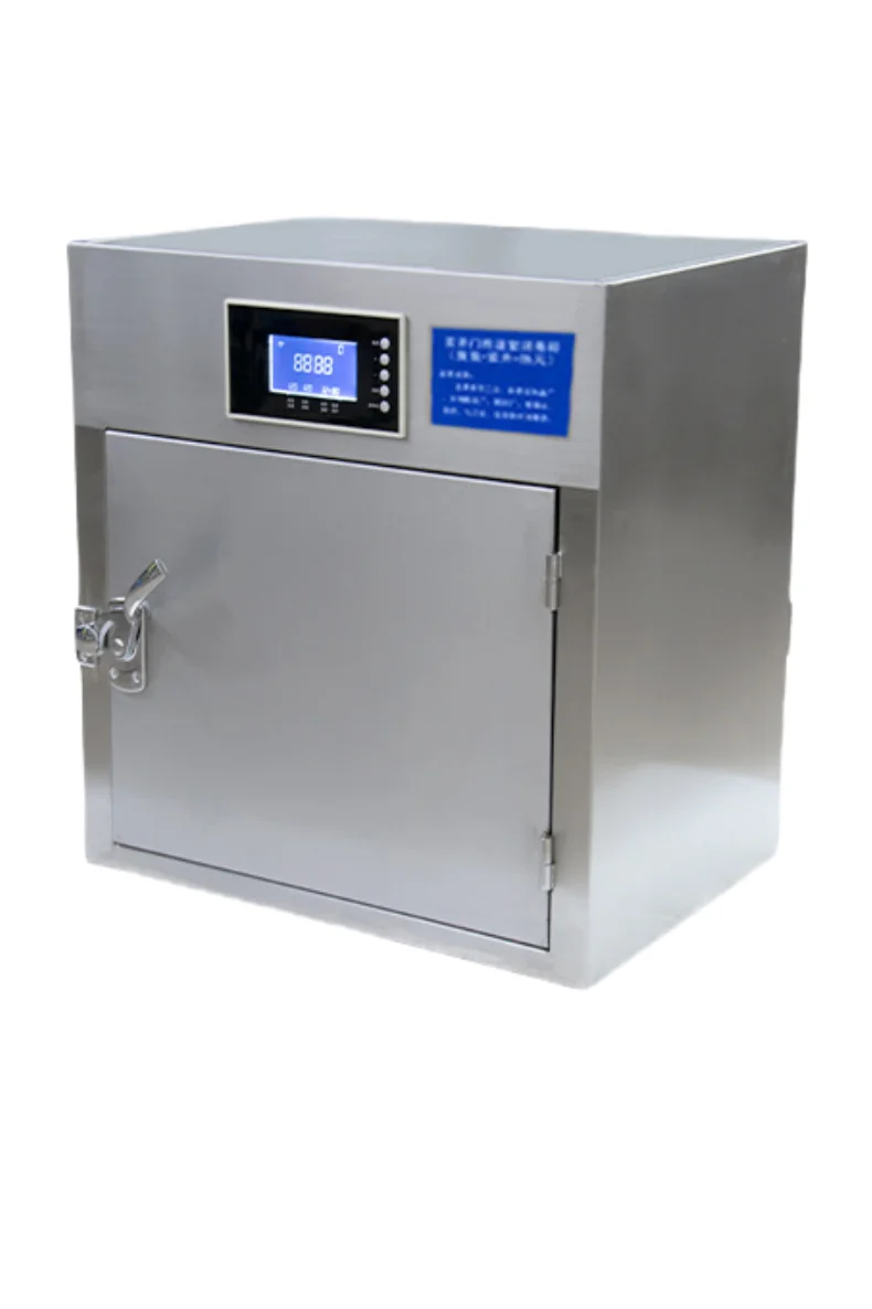 LCD Screen Smart Ozone Sterilization Cabinet Small Front and Rear Door Opening