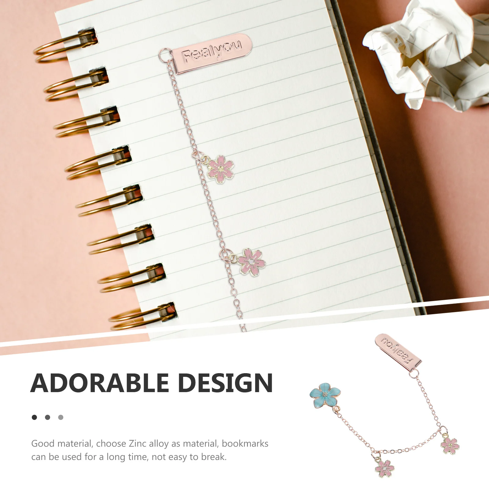 

Vintage Zinc Alloy Metal Bookmark Pendant Creative Reading Marker Stationery Gift for Friends Students