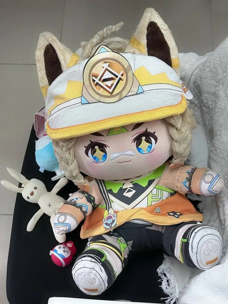 

Genshin Impact Natlan Kachina Sitting Plush Doll 40cm Cute Soft Stuffed Toy With Changeable Outfit Collectible Gift