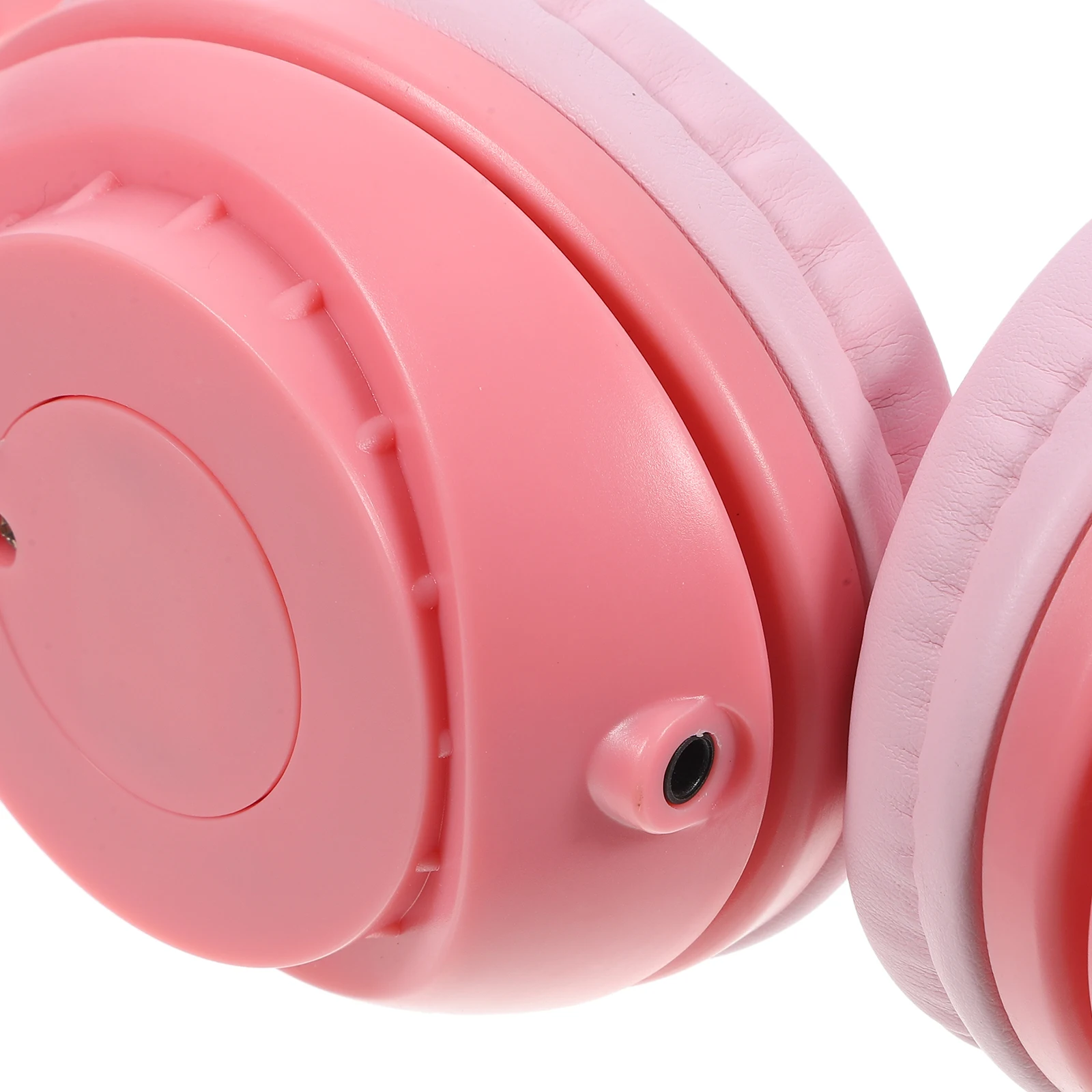 

Glowing Kids Headphones PVC Adjustable Over Ear Headset for School Office Lightweight Foldable for Children