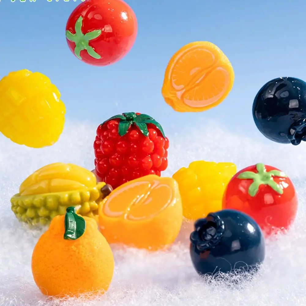 Nette Simulation Obst Figuren 3D Mini Obst Figuren Miniaturen Handwerk DIY Dekorationen Gefälschte Früchte Fenster Display