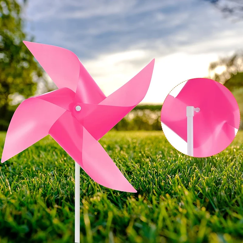 19cm Garden Windmill Pinwheels (10/20/50PCS) – Colorful Whirligigs for Lawn, Flower Bed & Outdoor Landscape Decoration TMZ