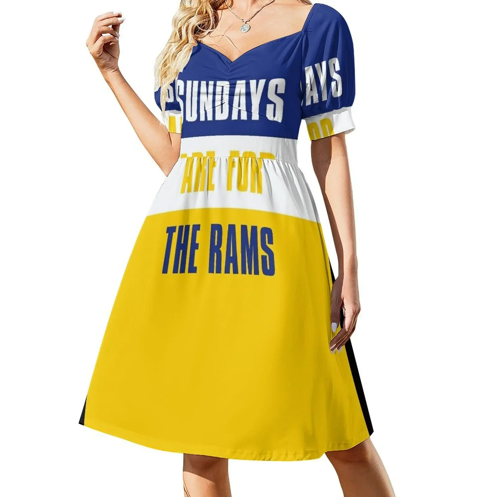 Sundays are for The Rams, Los Angeles Rams Sleeveless Dress dress summer 2025 women Dress