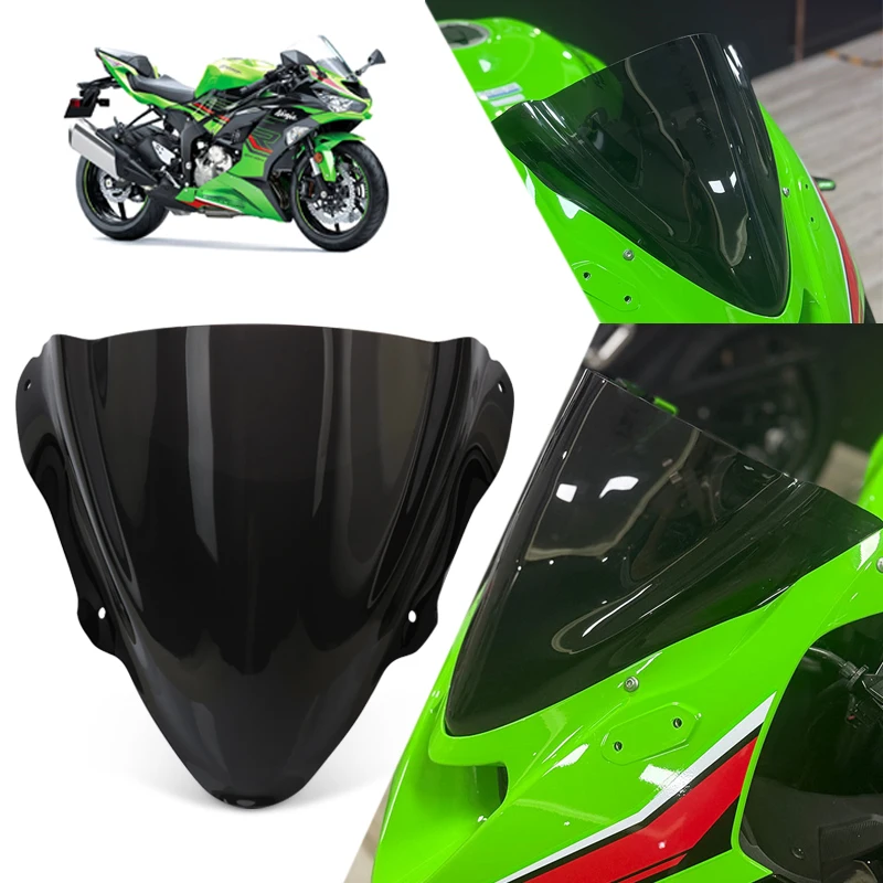 

2024 For Kawasaki ZX6R ZX-6R ZX 6R 2024 2025 Motorcycle Windscreen Windshield Wind Deflectors Shield Protector