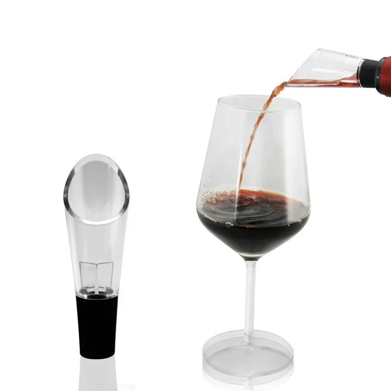 Pourer Decanter Red Wine Aerating Pourer Spout Decanter Wine Aerator Pouring Tool Pump Portable Filter Wine Accessories 1 Pcs