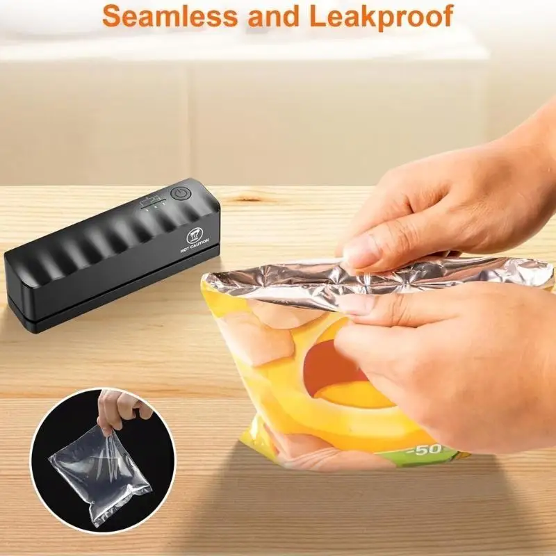 F92F真空シーリングマシンキッチンフードシーラー効率的なホームバキュームシーラープラスチックテクスチャキッチンキッチンバキュームシーラー食品
