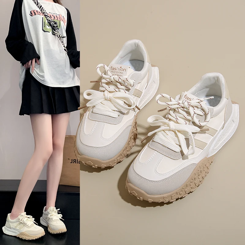 

Women Shoes Breathable All-match Mesh Shoes Casual Sports Trendy Shoes Female Wear-resistant Running Shoes for Women